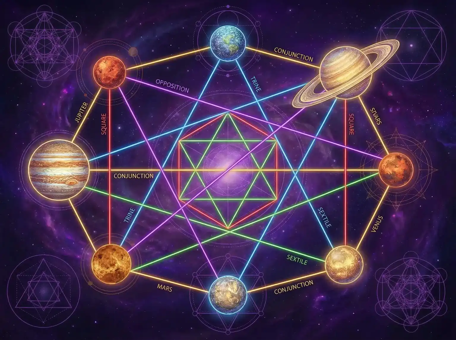 行星相位解读 - 天气下载 | 占星学进阶